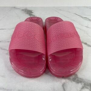 Gucci x Adidas Pink Jelly Slide Sandals